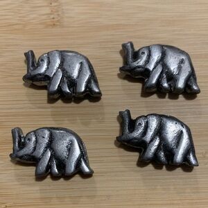 Vintage Metal Elephant Bead lot